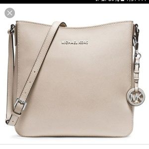 NWT MICHAEL KORS Leather Jet Set Saffiano Large